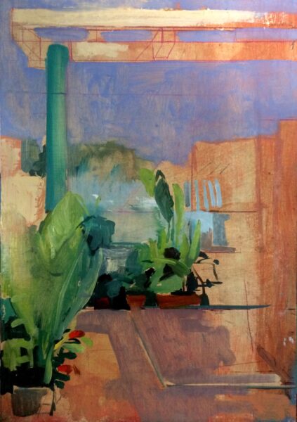 Oil Sketch Terrace